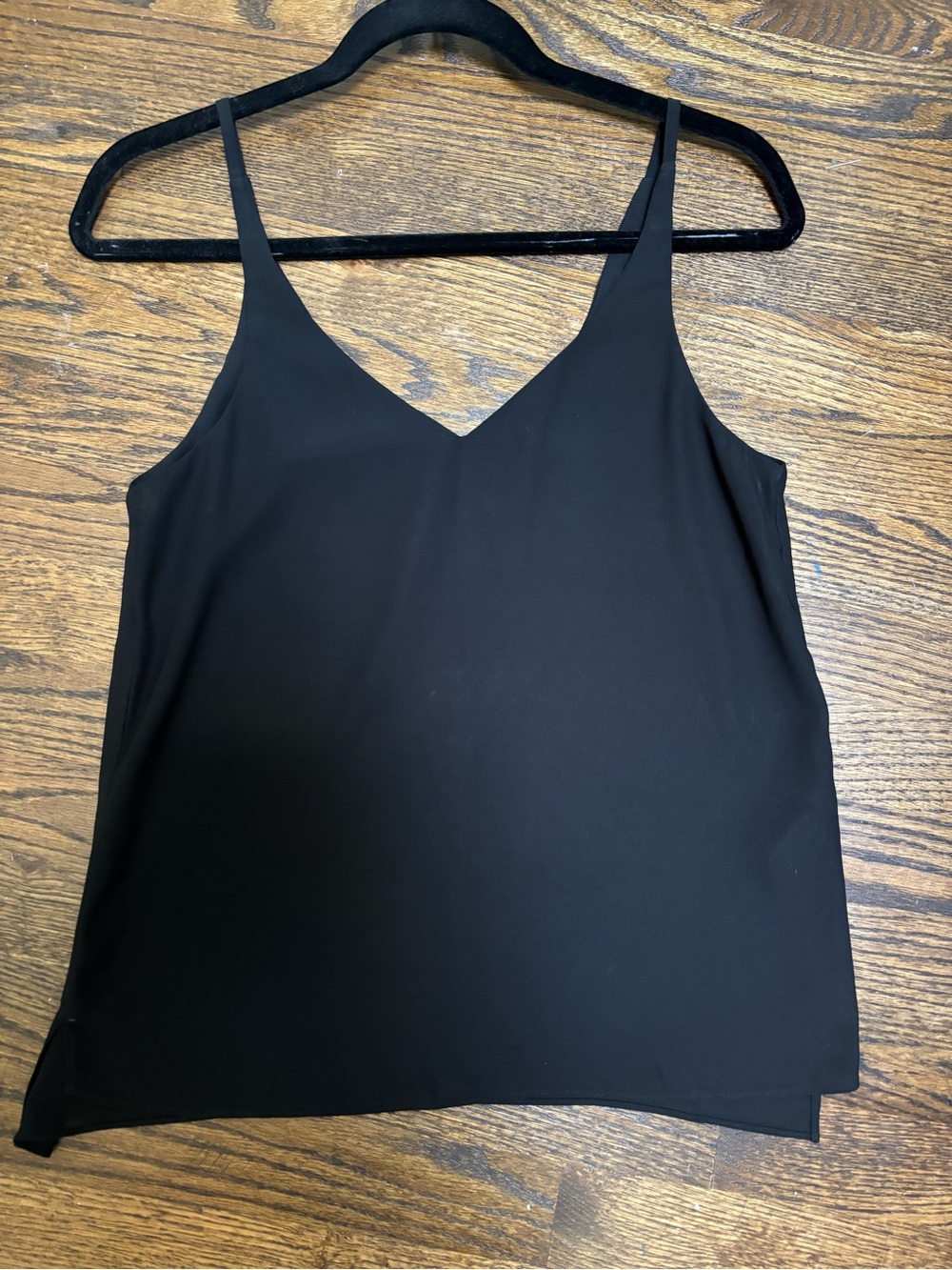Topshop Black V-Neck Spaghetti Strap Cami